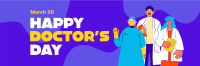 Happy Doctor's Day Twitter Header Design