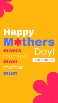 To All Mother's Facebook Story Design