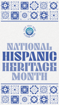 Hispanic Heritage Month Tiles Video Image Preview