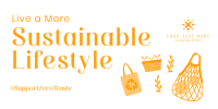 Sustainable Living Twitter post Image Preview