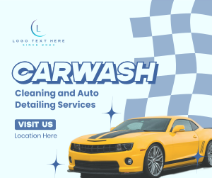 Carwash Cleaning Service Facebook post Image Preview