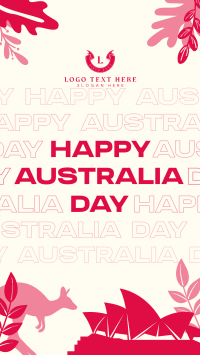 Australia Day Modern TikTok Video Design