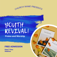 Church Youth Revival Instagram post Image Preview