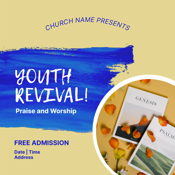 Church Youth Revival Instagram Post Design Image Preview