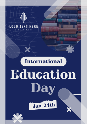 Happy Education Day  Flyer Image Preview