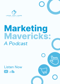 Digital Marketing Podcast Poster Preview