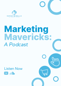 Digital Marketing Podcast Poster Image Preview