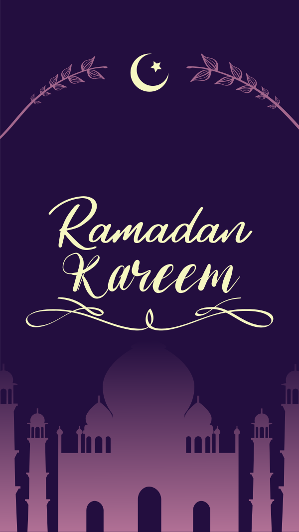 Ramadan Mosque Greeting Facebook Story Design Image Preview