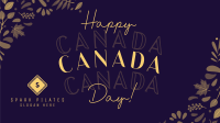 Floral Canada Day Facebook event cover Image Preview