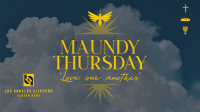 Holy Thursday Message Facebook event cover Image Preview