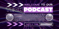 Futuristic Tech Podcast Twitter post Image Preview