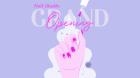 Nail Salon Opening Animation Image Preview