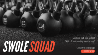 Swole Squad Facebook Event Cover Design