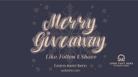 Merry Giveaway Announcement Animation Image Preview