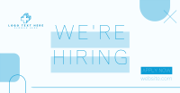 Modern Minimalist Hiring Facebook ad Image Preview