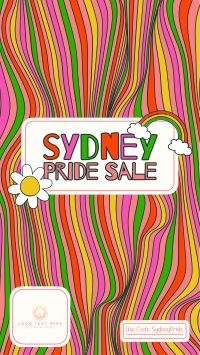 Aughts Sydney Pride Instagram Story Design