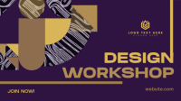Modern Abstract Design Workshop Facebook event cover Image Preview