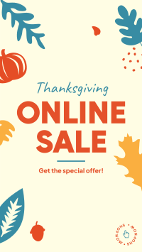 Thanksgiving Online Sale Facebook story Image Preview