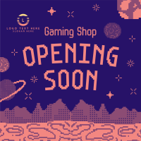 Pixel Space Shop Opening Instagram post Image Preview