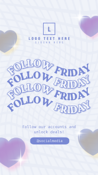Quirky Follow Friday Instagram Story Design