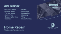 Repair Service Facebook Event Cover Design