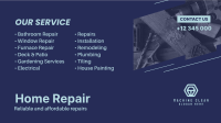 Repair Service Facebook event cover Image Preview