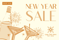 New Year Sparks Pinterest board cover Image Preview