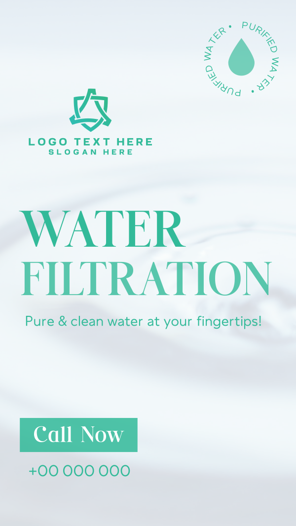 Water Filter Business Instagram Story Design Image Preview