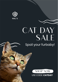 Cat Day Sale Poster Image Preview