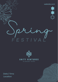 Spring Festival Poster Image Preview