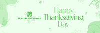 Minimalist Thanksgiving Twitter Header Image Preview