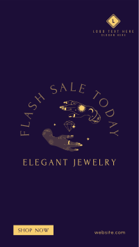 Jewelry Flash Sale Instagram Story Design