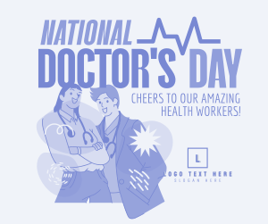 Doctor's Day Celebration Facebook post Image Preview