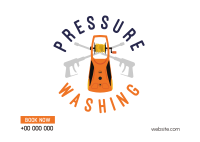 Pressure Washing Postcard Design