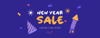 New Year Sale Facebook Cover Design