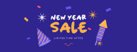 New Year Sale Facebook cover Image Preview