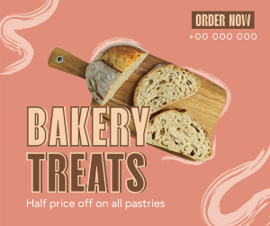 Bakery Treats Facebook post Image Preview