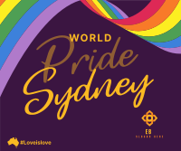 Sydney Pride Flag Facebook Post Image Preview