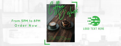 Coffee O'Clock Facebook cover Image Preview
