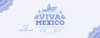 Viva Mexico Sombrero Facebook cover Image Preview