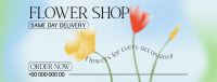 Flower Shop Delivery Facebook Cover Design
