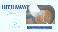 Cafe Coffee Giveaway Promo Video Image Preview