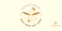 Buy 1 Get 1 Coffee Twitter post Image Preview