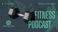 Modern Fitness Podcast Animation Preview