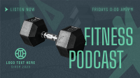 Modern Fitness Podcast Animation Image Preview