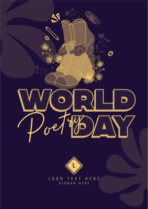 International Poetry Day Poster Image Preview
