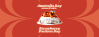 Australian Strawberry Pavlova Facebook cover Image Preview