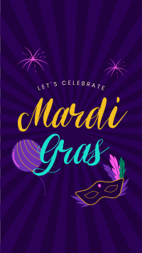 Mardi Gras Facebook story Image Preview