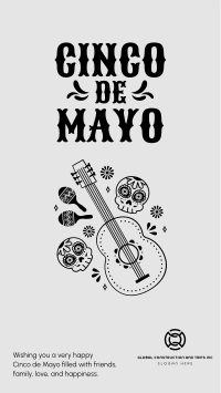 Guitar Cinco De Mayo Instagram story Image Preview