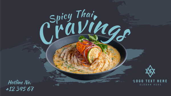 Spicy Thai Cravings Facebook Event Cover Design